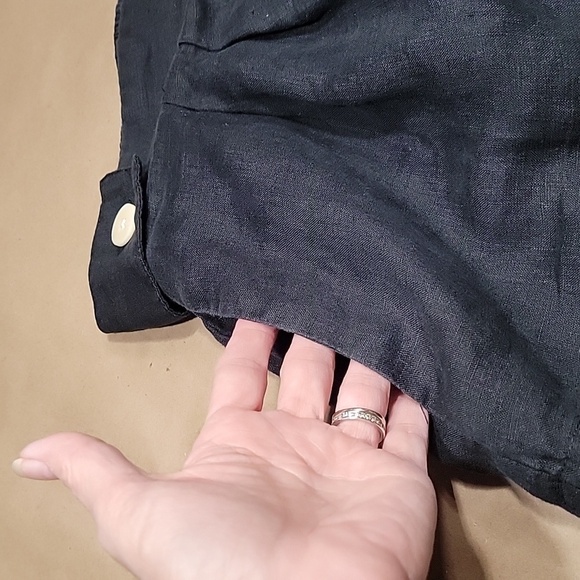 Free the Label Size S Black Linen Florence Shorts, Gently Used Condition - Picture 12 of 12
